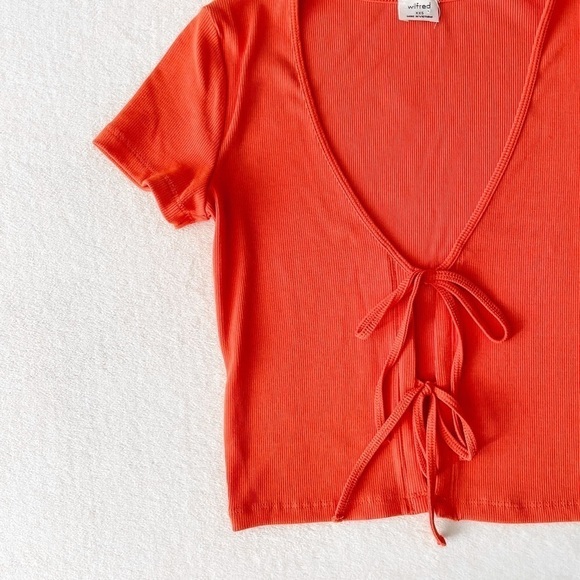 WILFRED Tie Front T-Shirt - Picture 3 of 9